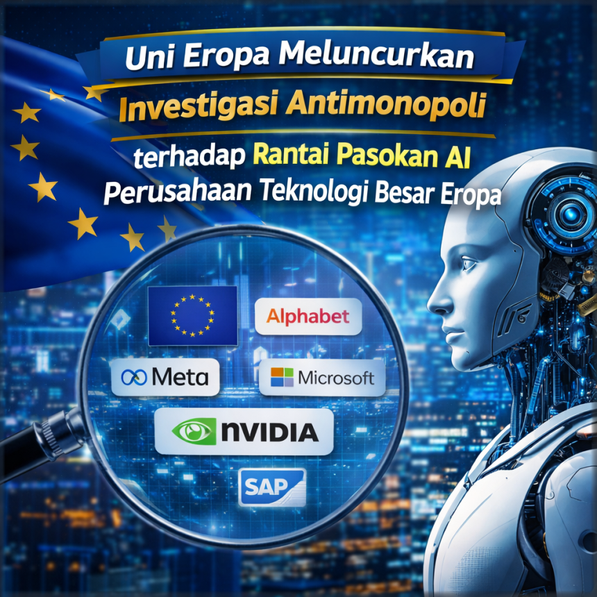Uni Eropa Meluncurkan Investigasi Antimonopoli terhadap Rantai Pasokan AI Perusahaan Teknologi Besar Eropa