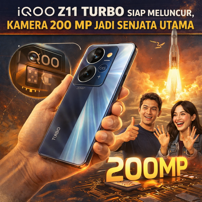 iQOO Z11 Turbo Siap Meluncur, Kamera 200 MP Jadi Senjata Utama