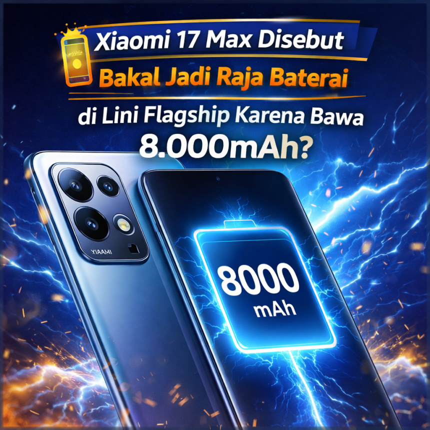 Xiaomi 17 Max Disebut Bakal Jadi Raja Baterai di Lini Flagship Karena Bawa 8.000mAh?