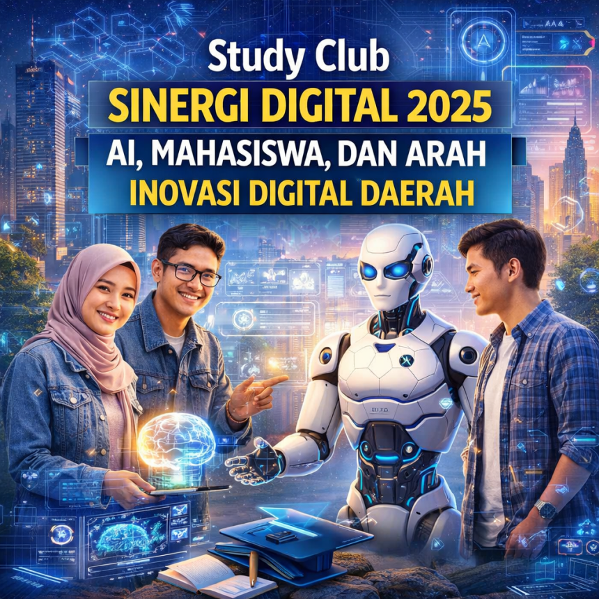 Study Club Sinergi Digital 2025: AI, Mahasiswa, dan Arah Inovasi Digital Daerah