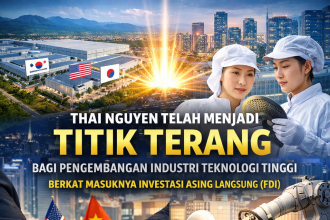Thai Nguyen Telah Menjadi Titik Terang bagi Pengembangan Industri Teknologi Tinggi Berkat Masuknya Investasi Asing Langsung (FDI)