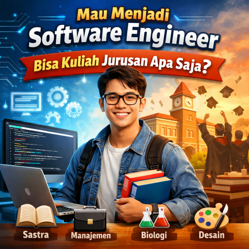 Mau Menjadi Software Engineer Bisa Kuliah Jurusan Apa Saja?