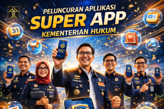 Peluncuran Aplikasi Super App PASTI Kementerian Hukum