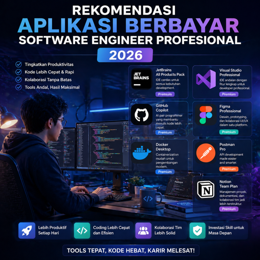 Rekomendasi Aplikasi Berbayar Software Engineer Profesional 2026