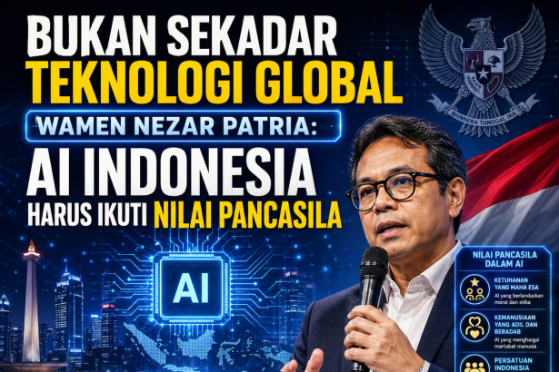 Bukan Sekadar Teknologi Global, Wamen Nezar Patria: AI Indonesia Harus Ikuti Nilai Pancasila
