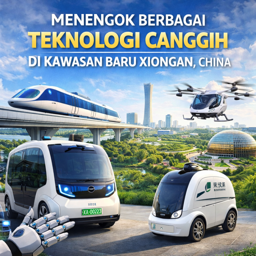 Menengok Berbagai Teknologi Canggih di Kawasan Baru Xiongan, China