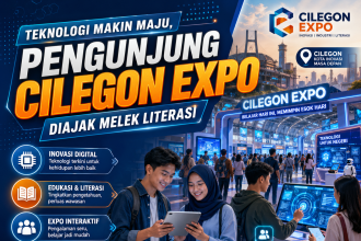 Teknologi Makin Maju, Pengunjung Cilegon Expo Diajak Melek Literasi
