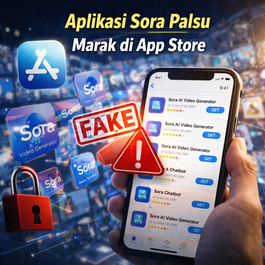 Aplikasi Sora Palsu Marak di App Store