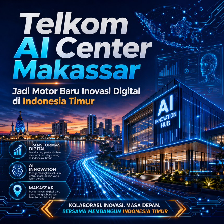 Telkom AI Center Makassar Jadi Motor Baru Inovasi Digital di Indonesia Timur