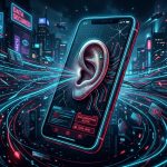 Ilustrasi smartphone dengarkan percakapan rahasia pengguna