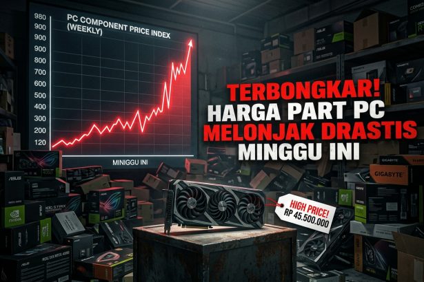 Krisis semikonduktor penyebab harga komponen PC naik.