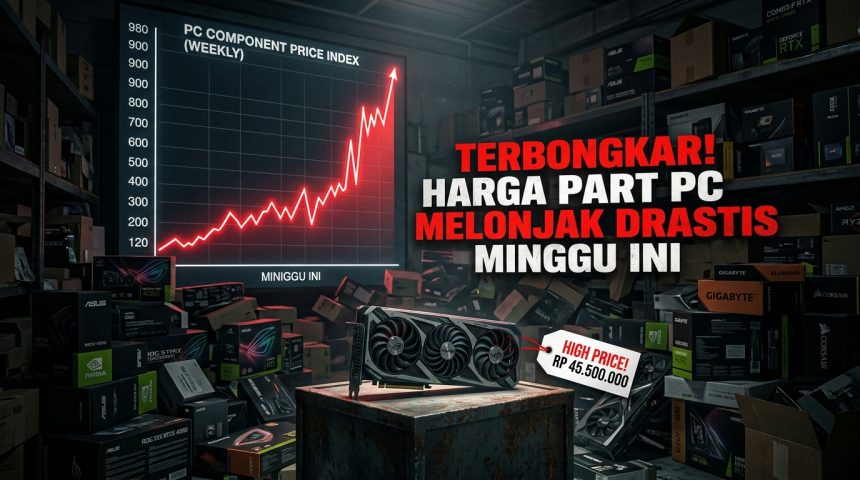 Krisis semikonduktor penyebab harga komponen PC naik.