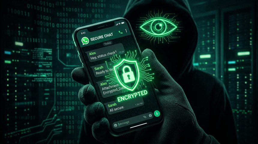 Alt Text: Ilustrasi cara mengetahui WhatsApp disadap untuk menjaga keamanan data pribadi.