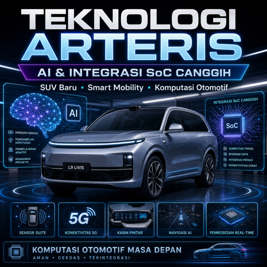 Teknologi Arteris Dukung SUV Baru Li Auto L9 Livis dengan AI dan Integrasi SoC Canggih