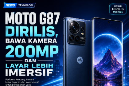 Moto G87 Dirilis, Bawa Kamera 200MP dan Layar Lebih Imersif
