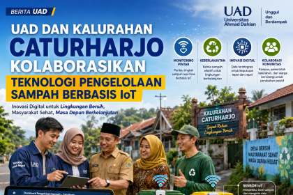 UAD dan Kalurahan Caturharjo Kolaborasikan Teknologi Pengelolaan Sampah Berbasis IoT