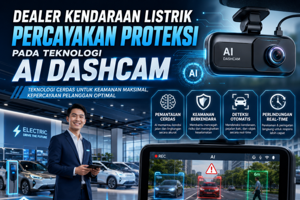 Dealer Kendaraan Listrik Percayakan Proteksi pada Teknologi AI Dashcam