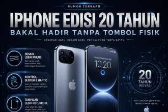 iPhone Edisi 20 Tahun Bakal Hadir Tanpa Tombol Fisik