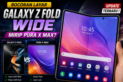 Bocoran Layar Galaxy Z Fold Wide, Mirip Pura X Max?