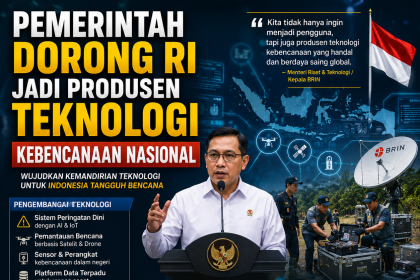 Pemerintah Dorong RI Jadi Produsen Teknologi Kebencanaan Nasional
