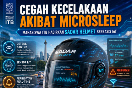 Cegah Kecelakaan Akibat Microsleep, Mahasiswa ITB Hadirkan SADAR Helmet Berbasis IoT