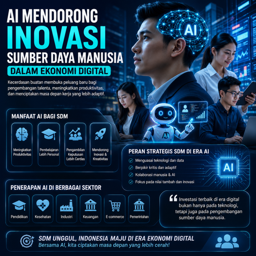 AI Mendorong Inovasi Sumber Daya Manusia dalam Ekonomi Digital