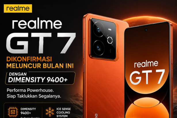 Realme GT 7 Dikonfirmasi Meluncur Bulan Ini Dengan Dimensity 9400+