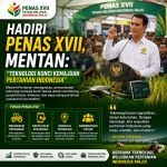 Hadiri PENAS XVII, Mentan: Teknologi Kunci Kemajuan Pertanian Indonesia