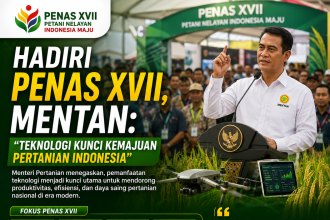 Hadiri PENAS XVII, Mentan: Teknologi Kunci Kemajuan Pertanian Indonesia