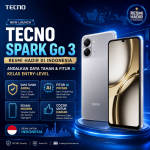 TECNO SPARK Go 3 Resmi Hadir di Indonesia, Andalkan Daya Tahan dan Fitur AI di Kelas Entry-Level