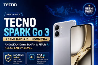 TECNO SPARK Go 3 Resmi Hadir di Indonesia, Andalkan Daya Tahan dan Fitur AI di Kelas Entry-Level
