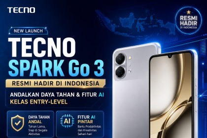 TECNO SPARK Go 3 Resmi Hadir di Indonesia, Andalkan Daya Tahan dan Fitur AI di Kelas Entry-Level